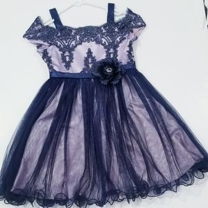 Blue Gorgeous girls dress Size 8